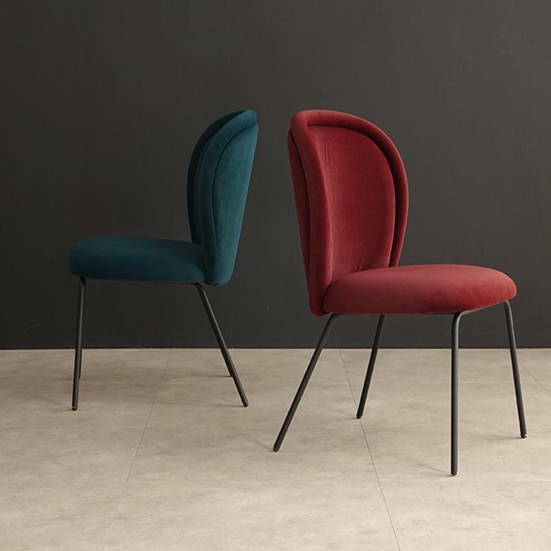 Upholstered Armless Dining Chair Contemporary Dining Room Side Chair Clearhalo 'Dining Chairs' 'Dining Tables & Seating' 'dining_chair' 'furn' 'furn_dining_chair' 'Furniture' 'furniture_dining_chair' 'Kitchen & Dining Furniture' 1200x1200_5fe12ae7-e96f-46cd-aedb-efa4cef73d0b