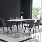 Modern Style Sintered Stone Rectangle Table Set 1/2/5/7 Pieces Dining Set Clearhalo 'Dining Room Sets' 'Dining Tables & Seating' 'dining_room_set' 'furn' 'furn_dining_room_set' 'Furniture' 'Kitchen & Dining Furniture' 1200x1200_5fe686ce-dcb9-4157-835c-38bd1b811612