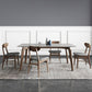 Modern Dining Room Set 1/4/5/6 Pcs Solid Wood Frame Dining Table and Chairs