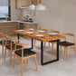 Industrial 1/2/7 Pieces Dining Set Rectangle Wood Dining Table for Dining Room