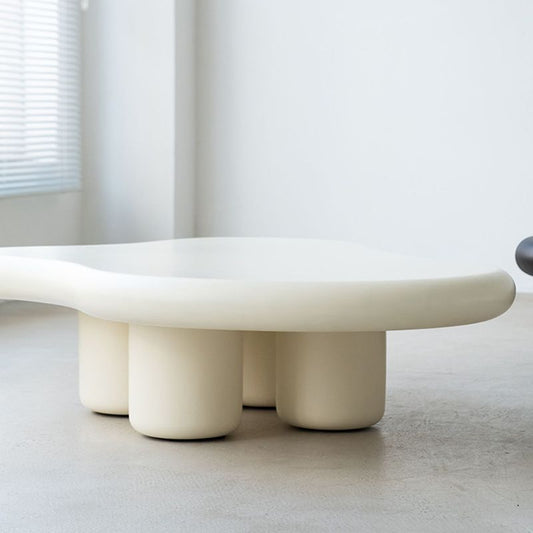 1シングルモダンな4脚コーヒーテーブルブラック/ホワイトカクテルテーブル