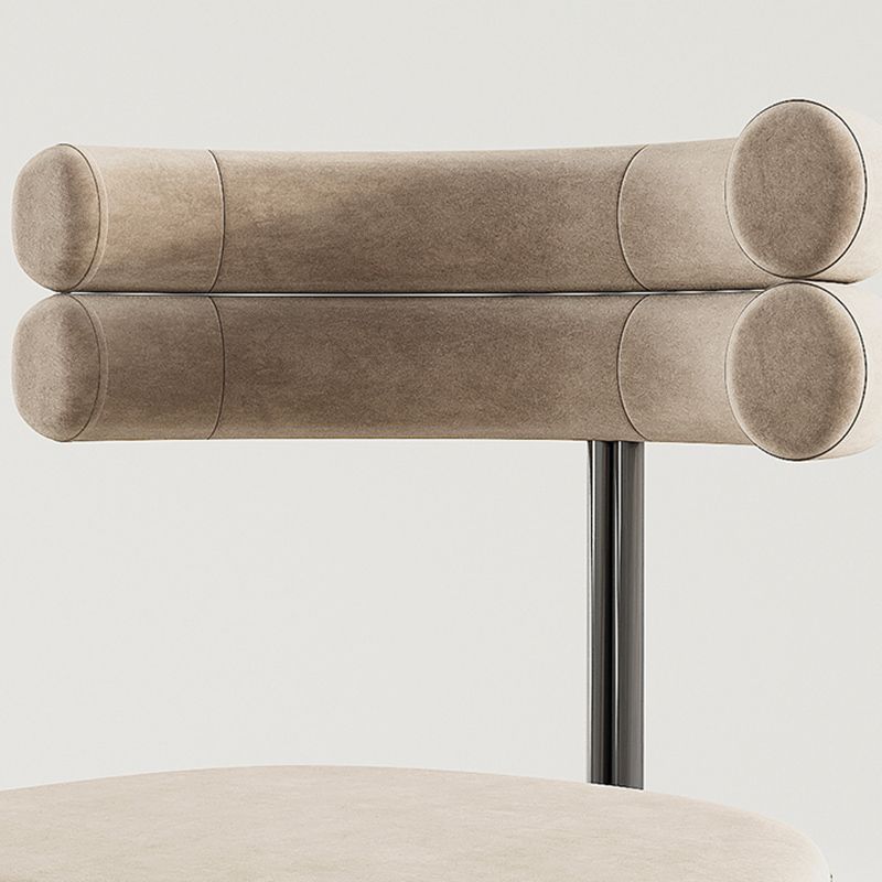 Scandinavian Style Upholstered Side Chairs Open Back Dining Side Armless Chair Clearhalo ' kitchen&dining_furn' 'Dining Chairs' 'Dining Tables & Seating' 'dining_chair' 'furn' 'furn_dining_chair' 'Furniture' 'furniture_dining_chair' 'Kitchen & Dining Furniture' 'kitchen' 1200x1200_5fed9b24-303a-4512-88a2-7bc3b586e404