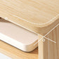 15.75"H Modern Rectangle Wooden 4 Legs Coffee Table with Storage