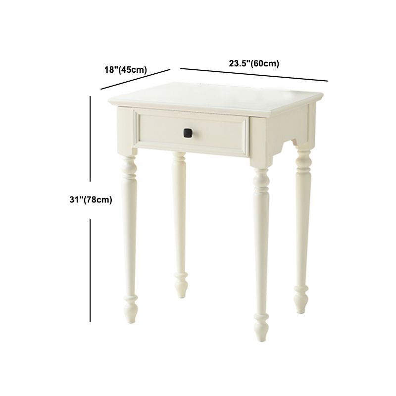 Contemporary Makeup Dressing Table With Drawers White 17.71" W x 30.70" H Clearhalo 'Bedroom Furniture' 'furn' 'furn_makeup_vanities' 'Furniture' 'Makeup Vanities' 'makeup_vanities' 1200x1200_5ff3feae-b8ef-4380-98e1-b498ded02b13