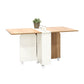 Artificial Foldable Wooden Top Table Extendable Rectangle Table with Storage Trestle Base Clearhalo ' dining_table' 'Dining Tables & Seating' 'Dining Tables' 'Furniture' 'furniture_dining_table' 'Kitchen & Dining Furniture' 'kitchen&dining_furn' 'kitchen' 'kitchen_dining_table' 1200x1200_5ff63f91-ffa2-4d18-8e2f-ff237b3f8bb1