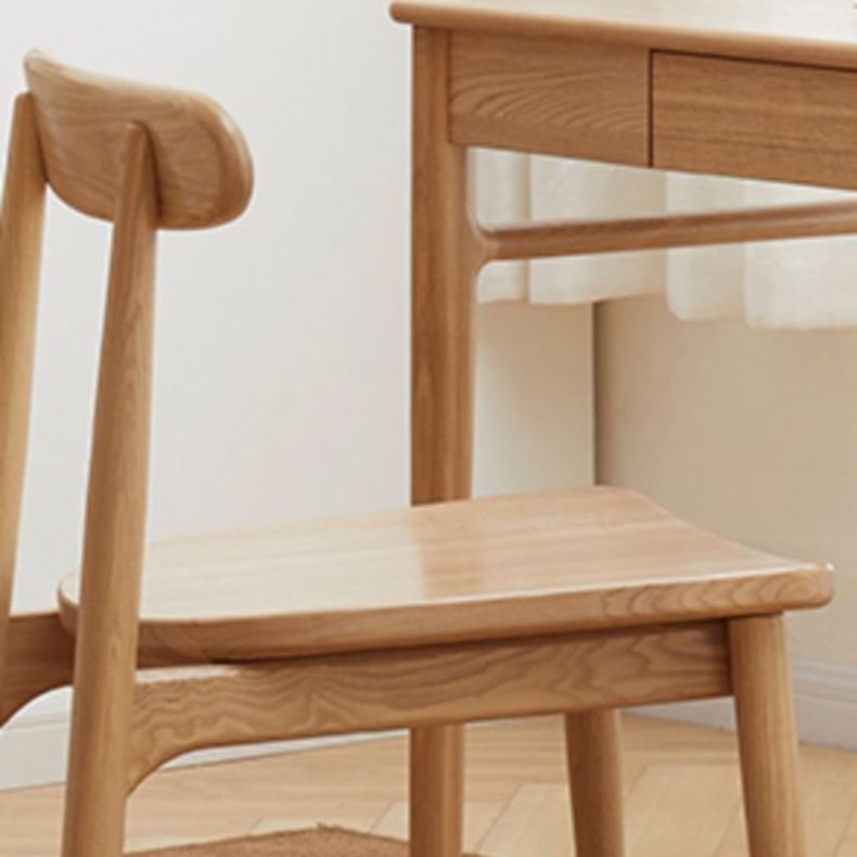Silla de brazo de estilo moderno de madera de madera abierta silla de comedor para la cocina