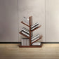 Geometric Bookshelf Modern Wooden Bookcase for Living Room 11.8" W Clearhalo 'Bookcases' 'furn' 'furn_bookcases' 'Furniture' 'Office Furniture' 1200x1200_5ff6e011-ab5f-4d15-aa0b-ad851fd99ad7
