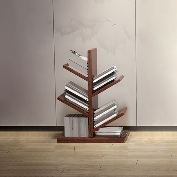 Geometric Bookshelf Modern Wooden Bookcase for Living Room 11.8" W Clearhalo 'Bookcases' 'furn' 'furn_bookcases' 'Furniture' 'Office Furniture' 1200x1200_5ff6e011-ab5f-4d15-aa0b-ad851fd99ad7
