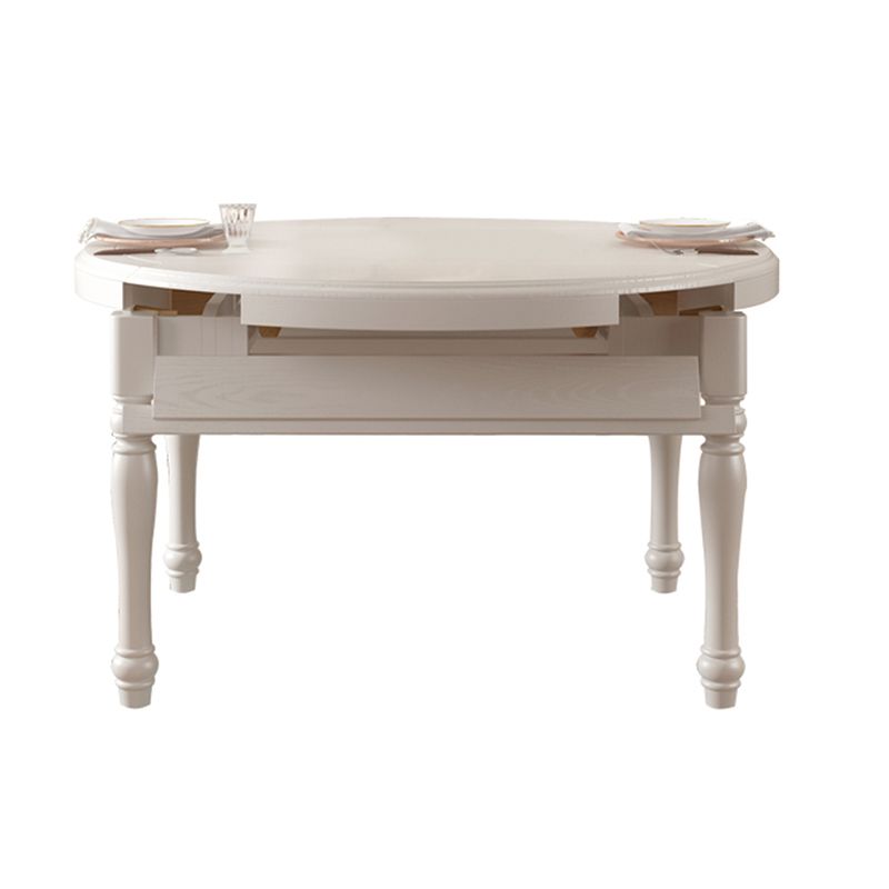 Set di tavoli da pranzo in legno massiccio rotondo set da pranzo da 1/7 pezzi