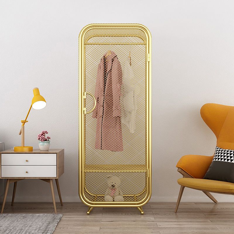 Armoire de rangement en métal moderne pour armoire finale mate de chambre à coucher