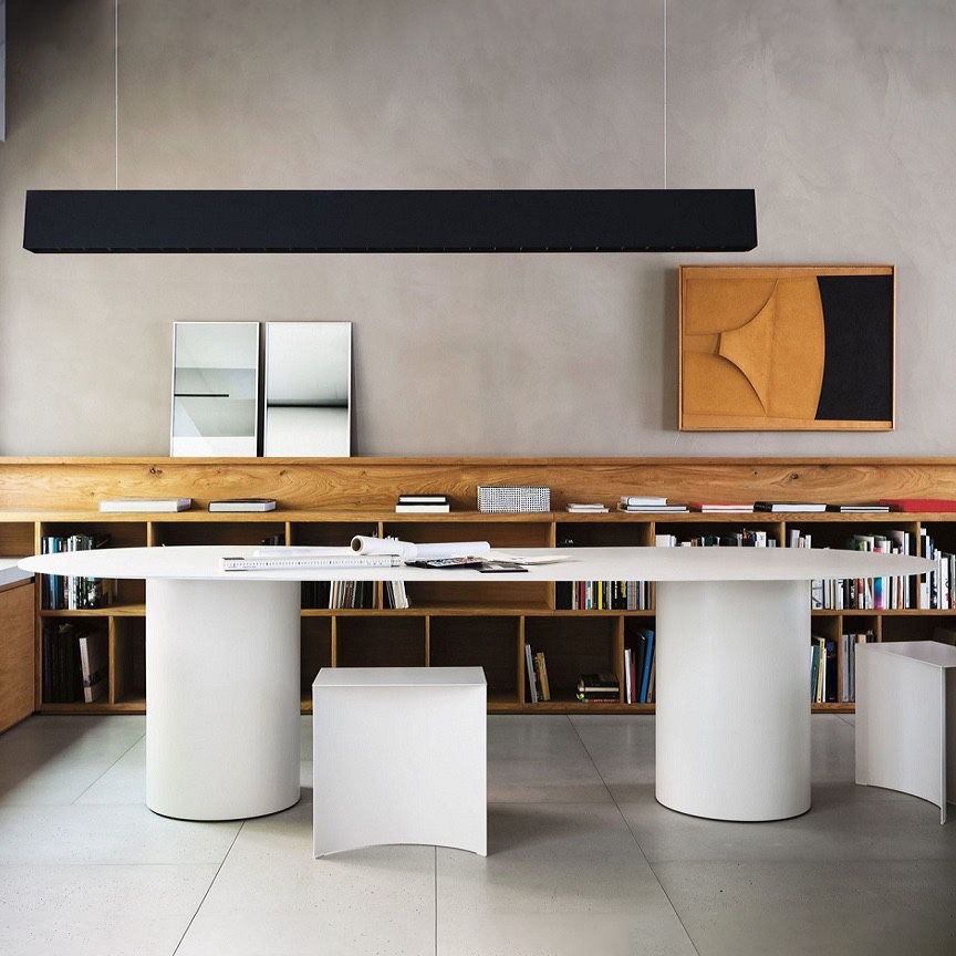 Modern Wood Top Oval Dinette Table Wood Two Base Dining Table Clearhalo 'Dining Tables & Seating' 'Dining Tables' 'dining_table' 'furn' 'furn_dining_table' 'Furniture' 'furniture_dining_table' 'Kitchen & Dining Furniture' 'kitchen' 'kitchen_dining_table' 1200x1200_5ffe32d8-a3ba-490b-af20-bcca36c7fb74