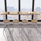 Modern Rectangle Solid Wood Bar Table Set 1/3/5 Pieces Counter Table with Backless Stools Clearhalo 'Bar Furniture' 'furn' 'furn_home_bar_bar_sets' 'Furniture' 'Home Bars & Bar Sets' 'home_bar_bar_sets' 'Kitchen & Dining Furniture' 1200x1200_5fffac56-170d-487d-84f4-deff727c08e2