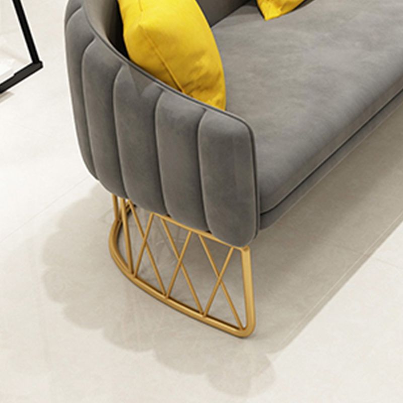 Sofá de brazo de esmoquin de 25.59 "de ancho con sofá moderno apretado para sala de estar