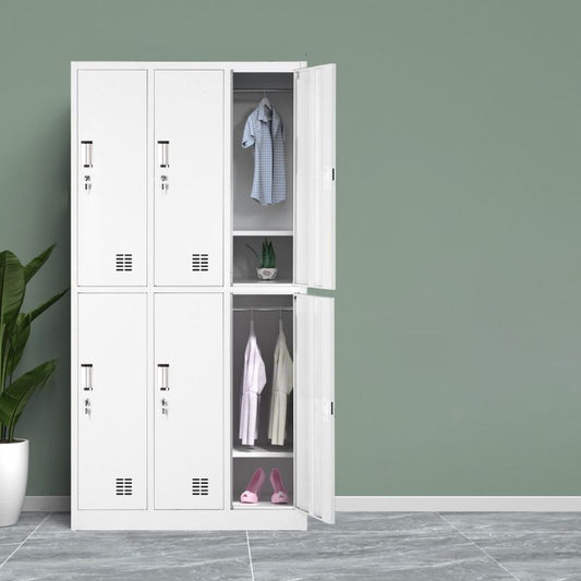 Hedendaagse stijl Garderobe Metal Home Garderobe Closet met sloten