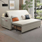31" Wide Scandinavian Futon Sofa Bed White Futon Sleeper Sofa