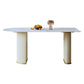 Sintered Stone Fixed Dining Table Luxury Free Form Kitchen Room Clearhalo 'Dining Tables & Seating' 'Dining Tables' 'dining_table' 'furn' 'furn_dining_table' 'Furniture' 'Kitchen & Dining Furniture' 1200x1200_60070d53-1397-45c6-bc34-8148ee069f53