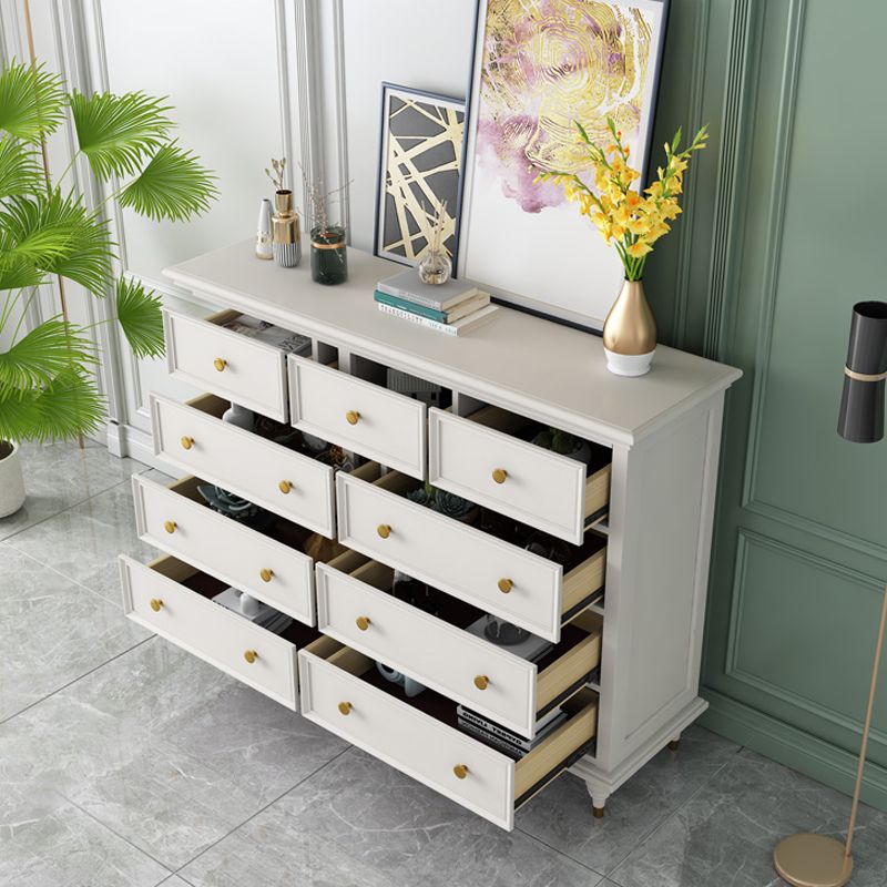 Glam Solid Wood Chest Home Storage Chest in White with Drawers Clearhalo 'Bedroom Furniture' 'Dressers & Chests' 'dressers_chests' 'furn' 'furn_dressers_chests' 'Furniture' 1200x1200_60078ed8-69e2-4ab1-98cd-4a7a560881c3