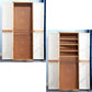 Plastic Matte Finish Storage Cabinet for Bedroom Contemporary Hinged Door Cabinet