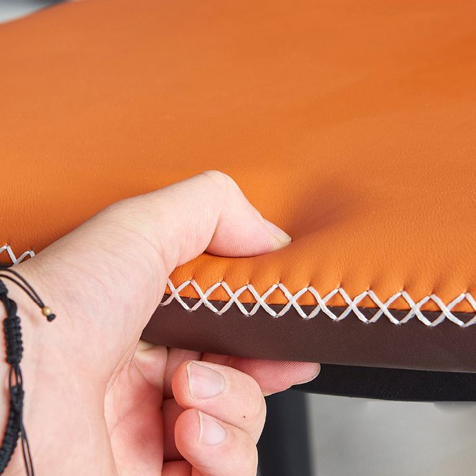 Upholstered Scandinavian Home Side Chair Wingback Matte Finish Dining Chair Clearhalo ' kitchen&dining_furn' 'Dining Chairs' 'Dining Tables & Seating' 'dining_chair' 'furn' 'furn_dining_chair' 'Furniture' 'furniture_dining_chair' 'Kitchen & Dining Furniture' 'kitchen' 1200x1200_600aeffa-d18c-4c64-b782-3ac78cb944ac