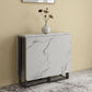 Faux Marble Dining Table Simplicity Style Sled Base Table for Dining Room Clearhalo ' dining_table' 'Dining Tables & Seating' 'Dining Tables' 'furn' 'furn_dining_table' 'Furniture' 'furniture_dining_table' 'Kitchen & Dining Furniture' 'kitchen&dining_furn' 'kitchen' 'kitchen_dining_table' 1200x1200_600ca65f-71d2-499c-bbeb-757646e99e92