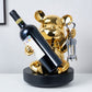 Glam Wine Bottle Rack Tabletop Resin Bottle Holder voor woonkamer