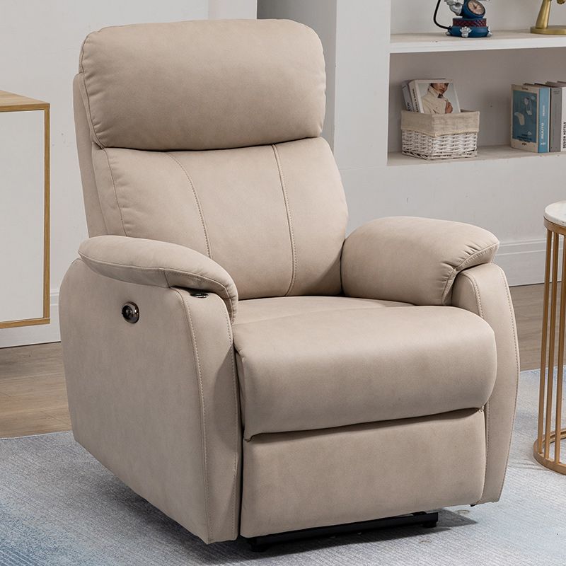 Contemporary Leather Recliner 32.7" Wide Standard Recliner with Footrest Clearhalo 'Chairs & Seating' 'furn' 'furn_recliners' 'Furniture' 'Living Room Furniture' 'Recliners' 1200x1200_600f8fc8-301a-4c95-a223-b724488419ce
