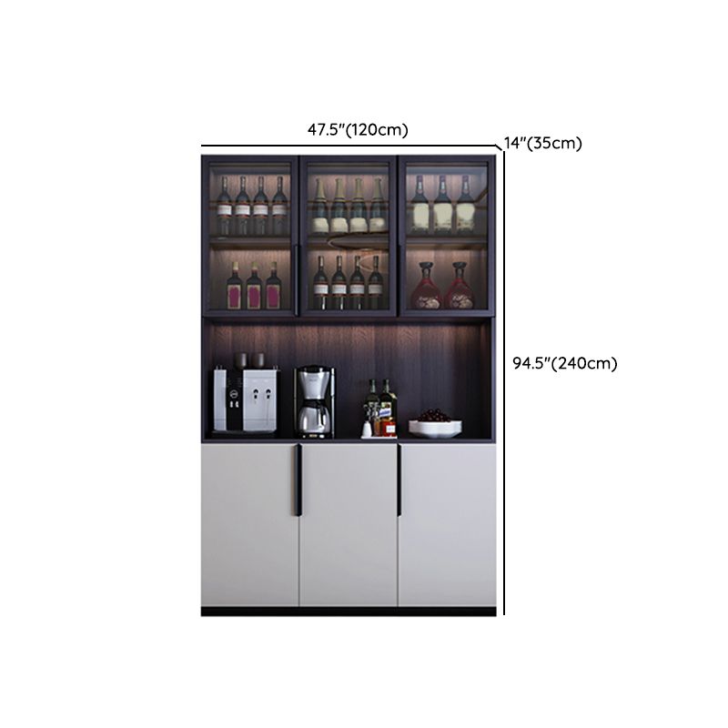 Modernes Sideboard Holzbuffet Sideboard mit Türen für Wohnzimmer