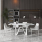 Mesa de comedor de estilo moderno Mesa de piedra sinterizada para comedor