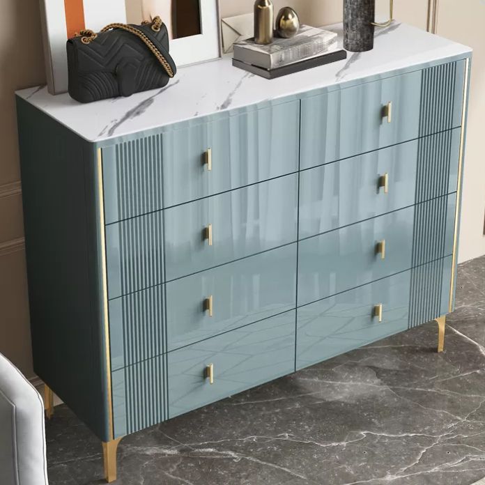 Glam Wood Chest with Stone Top Chest with Drawers for Bedroom Clearhalo 'Bedroom Furniture' 'Dressers & Chests' 'dressers_chests' 'furn' 'furn_dressers_chests' 'Furniture' 1200x1200_601419b6-92bf-4584-b509-b552597bb447