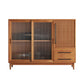 Glam Buffet Server Pine Dining Server con porte per soggiorno