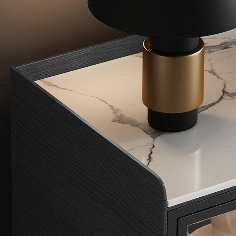 Moderne Crednenza Stone Dining Buffet mit Schränken und Schubladen