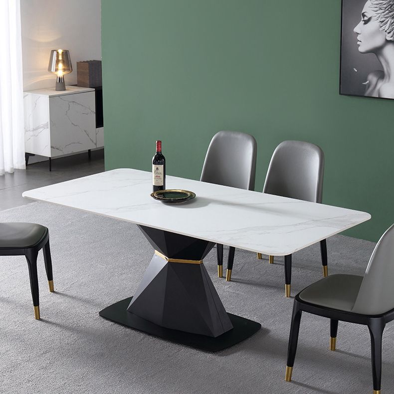 Eigentijdse rechthoektafel ingesteld 1/5/6 stukken eetgelegenheden voor thuisgebruik