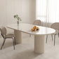 Kitchen Contemporary Dinner Table Double Pedestal Dining Table