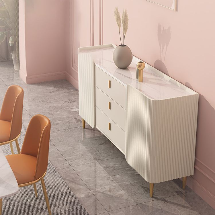 Contemporary Sideboard Stone Sideboard Cabinet with Doors for Kitchen Clearhalo 'buffet_sideboard' 'Buffets & Sideboards' 'furn' 'furn_buffet_sideboard' 'Furniture' 'Kitchen & Dining Furniture' 1200x1200_601c2a42-f841-4c6f-af5c-16521f280dd8