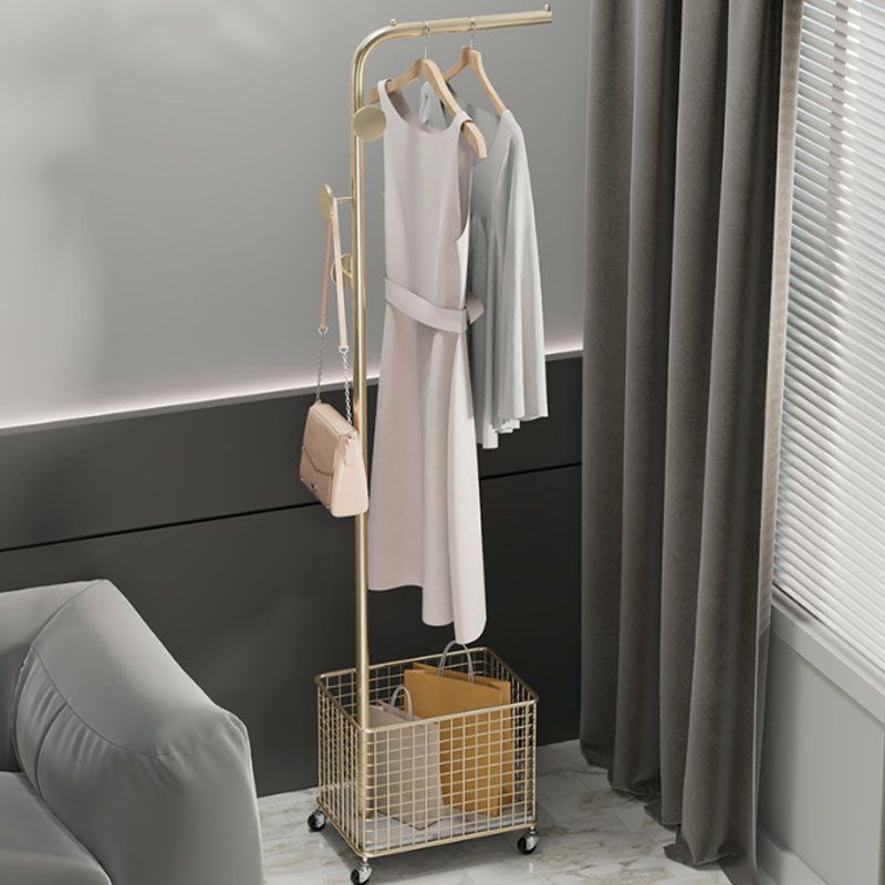 Modern Metal Hall Tree Hanging Rail Rail y 3 ganchos kit de entrada