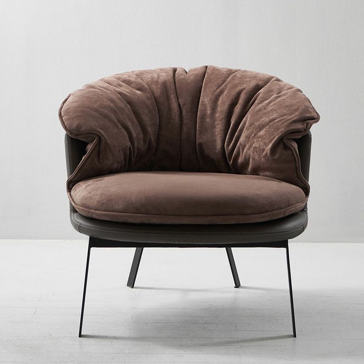 Solid Color Accent Room Chair Mid-century Living Room Lounge Chair Clearhalo 'Accent Chairs' 'accent_chairs' 'Chairs & Seating' 'furn' 'furn_accent_chairs' 'Furniture' 'Living Room Furniture' 1200x1200_601d793d-ed12-4d57-9c28-e8c27f8ca742