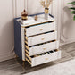 15.6" Width Classic Glam Storage Chest Stone Storage Chest Dresser