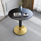 Contemporary Round Dining Table Sintered Stone Dining Table with Tulip Base for Dining Room Clearhalo ' dining_table' 'Dining Tables & Seating' 'Dining Tables' 'furn' 'furn_dining_table' 'Furniture' 'furniture_dining_table' 'Kitchen & Dining Furniture' 'kitchen&dining_furn' 'kitchen' 'kitchen_dining_table' 1200x1200_60209c29-3af7-4c3b-bf93-3ccce4582d03