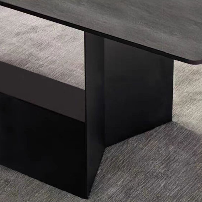 Metal Traditional Luxury Rectangle Table Sintered Stone Top Indoor Table for Kitchen and Dining Room Clearhalo ' dining_table' 'Dining Tables & Seating' 'Dining Tables' 'furn' 'furn_dining_table' 'Furniture' 'furniture_dining_table' 'Kitchen & Dining Furniture' 'kitchen&dining_furn' 'kitchen' 'kitchen_dining_table' 1200x1200_6022f1e7-6bc9-41f1-b12b-c415c5df86b9