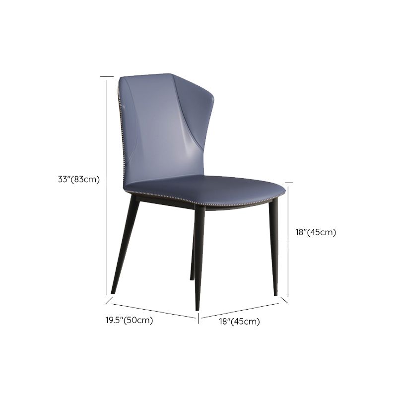 Industrial Side Chair Wingback Dining Room Chair for Kitchen Clearhalo 'Dining Chairs' 'Dining Tables & Seating' 'dining_chair' 'furn' 'furn_dining_chair' 'Furniture' 'Kitchen & Dining Furniture' 1200x1200_60256f5b-2a1e-49de-86aa-f93aec69aacc