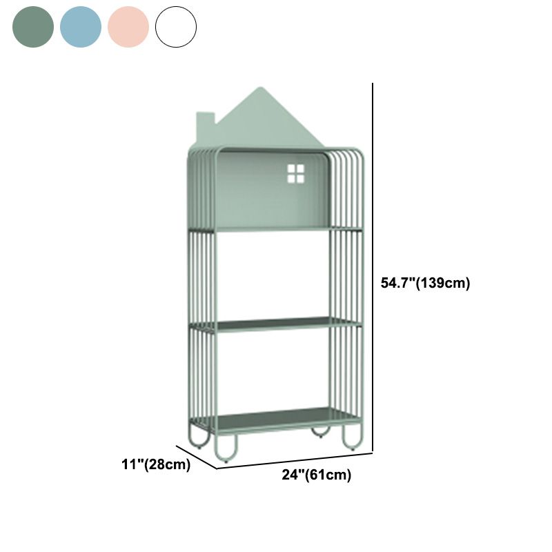 Open Back Metal Bookshelf Scandinavian Style Bookcase for Home Study Room Clearhalo 'Bookcases' 'furn' 'furn_bookcases' 'Furniture' 'furniture_bookcases' 'Office Furniture' 1200x1200_6029dd22-88a9-4cb9-8769-815f141000b0