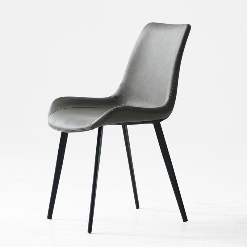 Sedie da pranzo in pelle finta industriale sedia corda solida per cucina