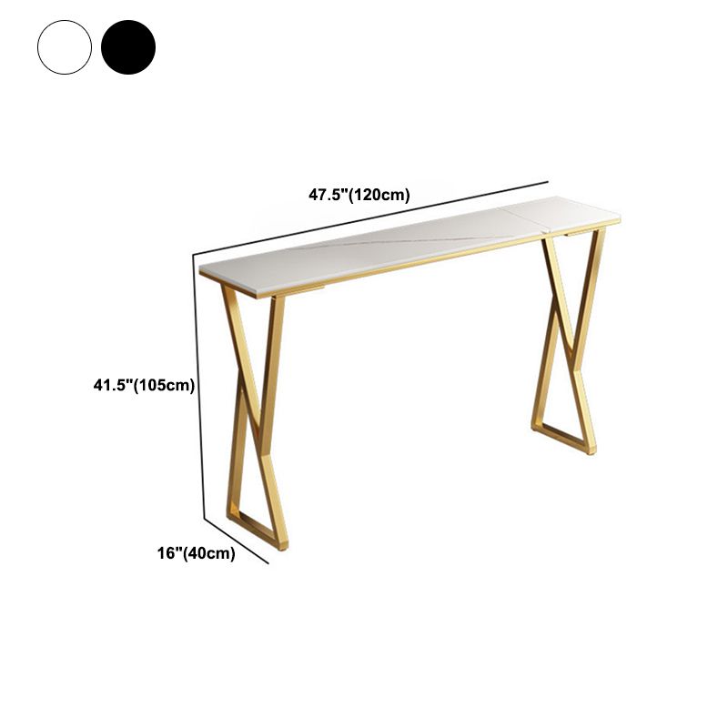 Tavolo da bar in pietra in stile glam a doppio piedistallo tavolo da pranzo per interno