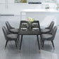 Black Frame Stone Dining Room Table Traditional Luxury Rectangle Dining Table Clearhalo 'Dining Tables & Seating' 'Dining Tables' 'dining_table' 'furn' 'furn_dining_table' 'Furniture' 'furniture_dining_table' 'Kitchen & Dining Furniture' 'kitchen' 'kitchen_dining_table' 1200x1200_603316ba-ccc3-462c-98bd-b811301882b9