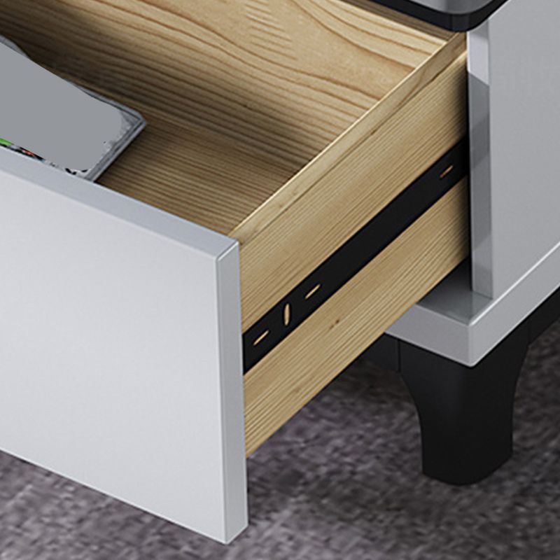 Contemporary Slate Coffee Table Single Rectangle Coffee Table with Storage Clearhalo 'Coffee & Accent Tables' 'Coffee Tables' 'coffee_tables' 'furn' 'furn_coffee_tables' 'Furniture' 'Living Room Furniture' 1200x1200_6034d88d-f787-4512-b871-92530549de95