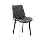 Industrial Style Metal Chair Kitchen Solid Back Dining Side Chairs (Set of 2) Clearhalo ' kitchen&dining_furn' 'Dining Chairs' 'Dining Tables & Seating' 'dining_chair' 'furn' 'furn_dining_chair' 'Furniture' 'furniture_dining_chair' 'Kitchen & Dining Furniture' 'kitchen' 1200x1200_6035053b-9a19-4518-9678-c53caa54f67e