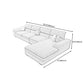 Contemporary Linen Pillow Top Arm Sectional with Removable Cushions for Living Room Clearhalo 'furn' 'furn_sectionals' 'Furniture' 'furniture_sectionals' 'kitchen' 'kitchen_sectionals' 'Living Room Furniture' 'Sectionals' 1200x1200_60367c6c-3a91-4d01-9dac-39db7c4a6f2a