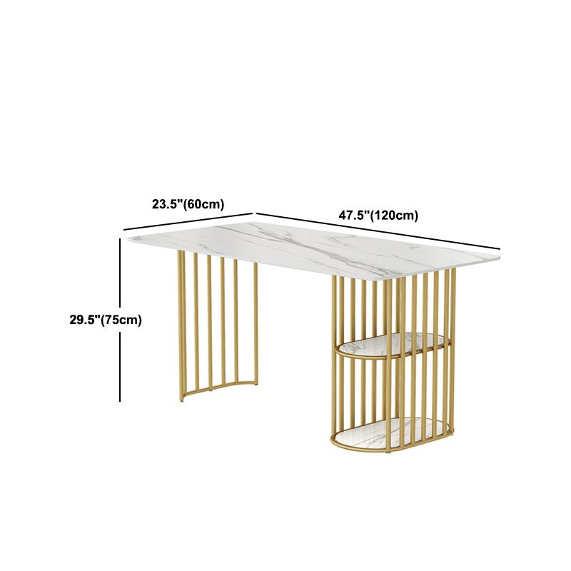 Nordic 1/2/5 Pieces Dining Set White Stone Top Dining Furniture Clearhalo 'Dining Room Sets' 'Dining Tables & Seating' 'dining_room_set' 'furn' 'furn_dining_room_set' 'Furniture' 'Kitchen & Dining Furniture' 1200x1200_603bf23f-ef19-493e-ae6c-16bf7e461c02
