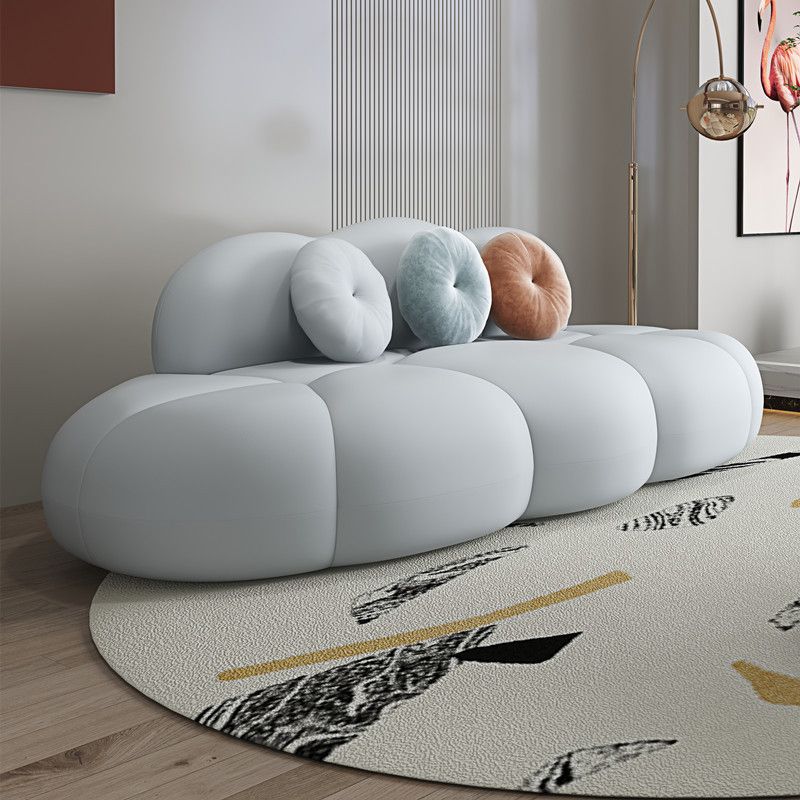 Divano curvo contemporaneo divano a schiena stretto per soggiorno, appartamento