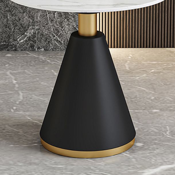 Round Sintered Stone Dining Table Traditional Luxury Pedestal Dining Table Clearhalo ' dining_table' 'Dining Tables & Seating' 'Dining Tables' 'furn' 'furn_dining_table' 'Furniture' 'furniture_dining_table' 'Kitchen & Dining Furniture' 'kitchen&dining_furn' 'kitchen' 'kitchen_dining_table' 1200x1200_603c9390-857b-4b26-bf42-63d1ea79c3dc